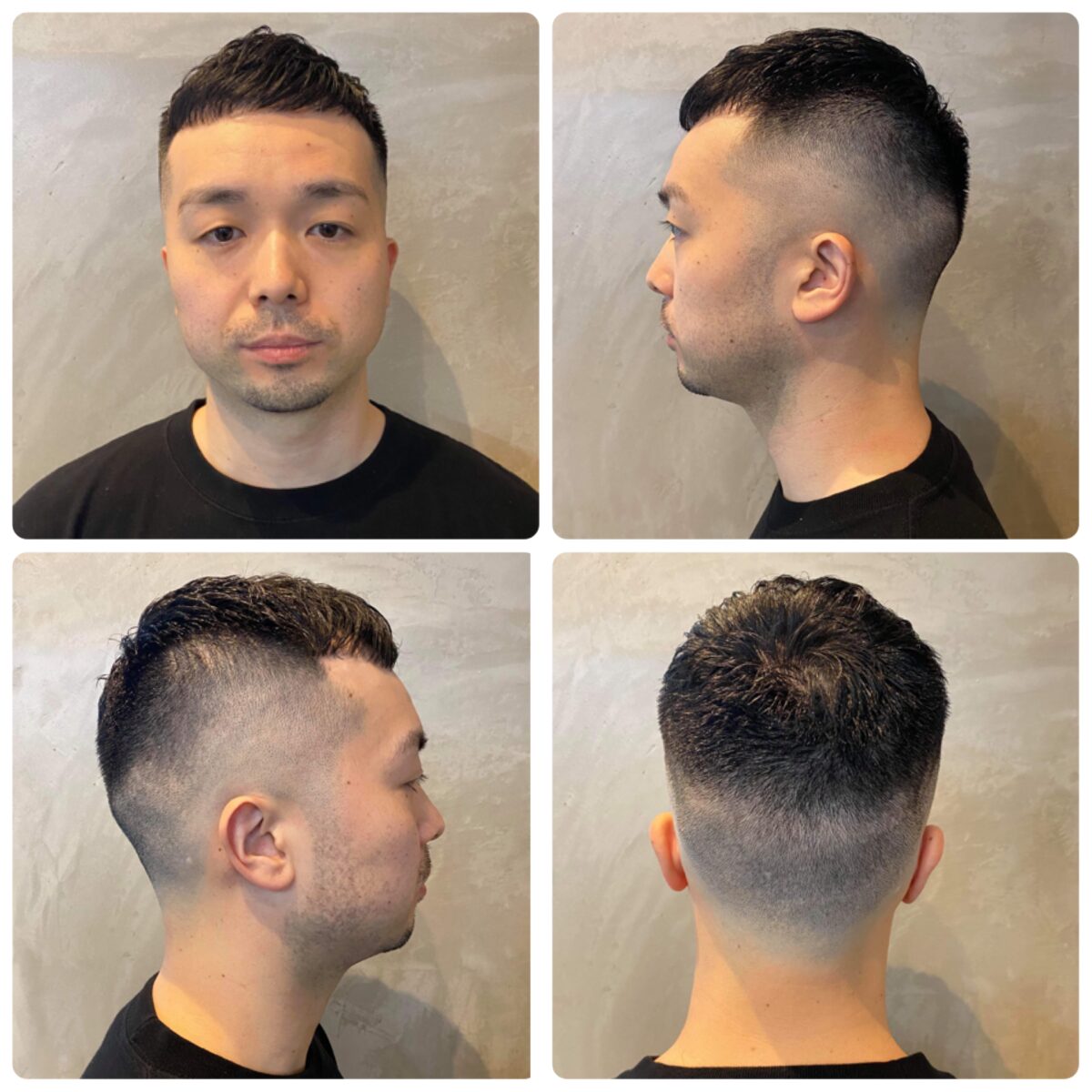 M字ハゲ 髪型 薄毛 ヘアスタイル ヘアカタログ クロップ